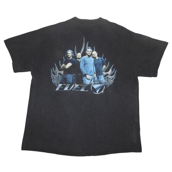 Vintage Y2K Fuel Band Double Sided Short Sleeve Band Tee T-Shirt Men's Size XL - Picture 1 of 7